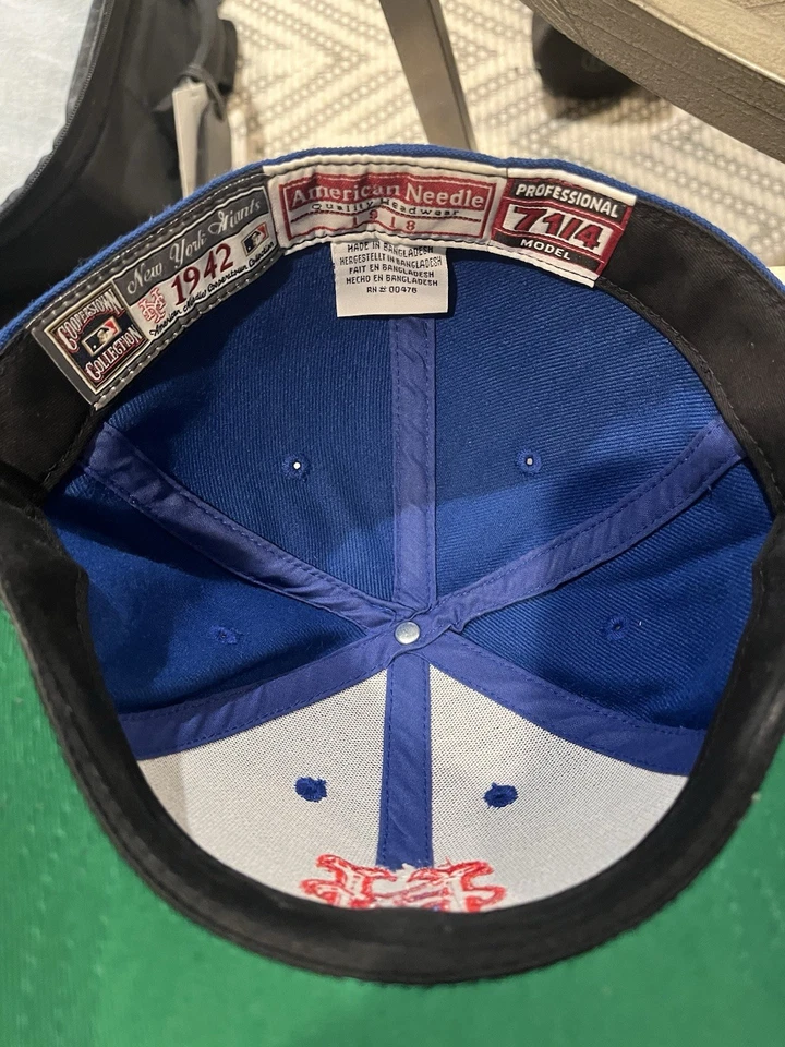 New York Giants Vintage 40s Fitted Hat American Needle, Size 7 1/4 - Image 2 of 2