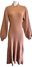 Forever 21 Dress Small Brown Casual Trendy As Is Repair Women Clothing