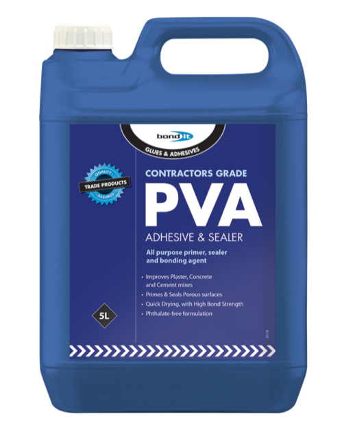 Bond-It PVA Adhesive & Sealer Glue Primer Bonding Agent Contractors Grade 5L