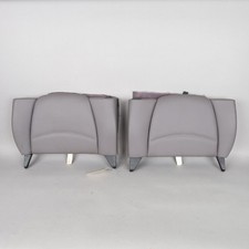 1995-1998 Porsche 911 993 Coupe Rear Seat Backrest Pair Leather Grey Oem 1995-1998 Porsche 911 993 Coupe Rear Seat Backrest Pair Leather Grey Oem