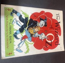 1956 Rand McNally Book-The Wizard Of Oz By L Frank Baum