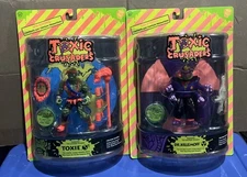 Trick or Treat Studios Toxic Crusaders Toxie & Dr. Killemoff  5" Figure lot