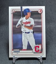 Carson Tucker 1st Prospect Rookie RC 2020 Bowman Draft Card #BD-60 Guardians