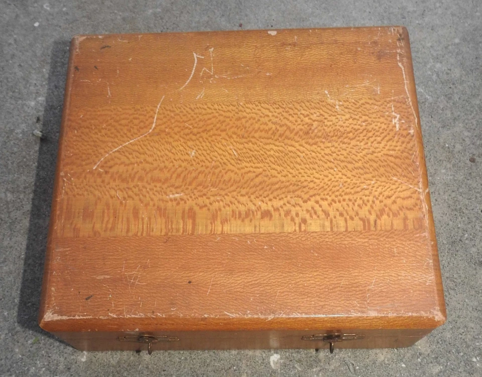 Antigua caja de madera NEGA-FILE para negativos de película de 35 mm Foto 3 de 4