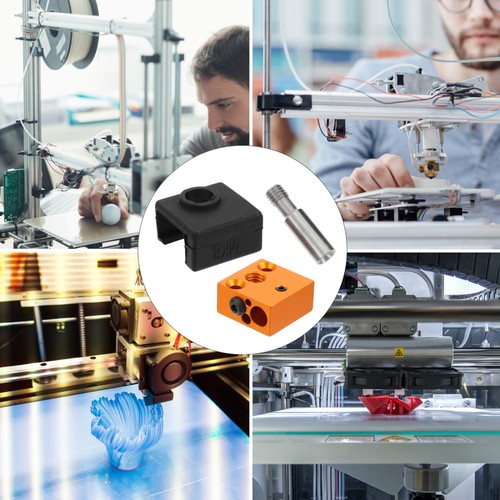 1 Set Extruder Kit Silicone Socks Printer Throat Tube Aluminum Heater Block - 第 10/12 張圖片