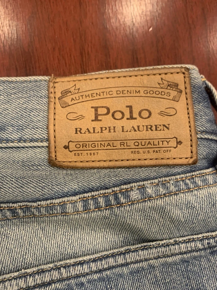 Polo Ralph Lauren Men's Jeans 36x32 Slim Jeans Patch Work - Image 4 of 4