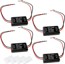 4 PCS LED Flash Strobe Controller, 12-24V DC Car Effect Tail 4 