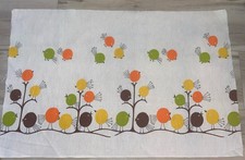 Vintage 1960s Flock-o-Fun Bird MCM Fabric Pan...