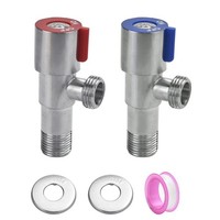 2 StüCk Edelstahl Eckventil 1 2 Zoll Regulierventil Wasserhahn W
