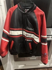 Chase Authentics Dale Earnhardt #3 Youth Bomber Varsity Jacket Size L Defect