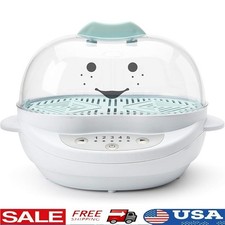 Baby Food Steamer Defroster Sterilizer Baby Bottles Pacifiers Easy Clean Timer