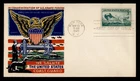DR WHO 1945 FDC COAST GUARD FLUEGEL WWII PATRIOTIC CACHET R83285