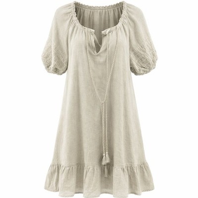 chinese dress ladies Splendid Gabrielle Button Down Dress - White/Fawn main image 0