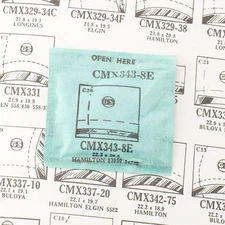Vintage GS CMX343-8E Crystal Hamilton 22.3 x 20.5 New Old Stock Part (MX)