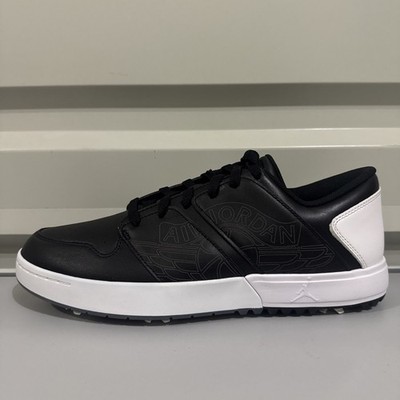 Nike Jordan Nu Retro 1 Low Golf Shoe Black White Men's Size 9.5