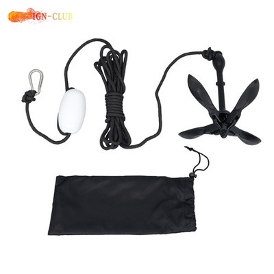 3.3Lb w/26.2 Ft Rope For Canoe Kayak Raft Boat Portable Folding Anchor Kit