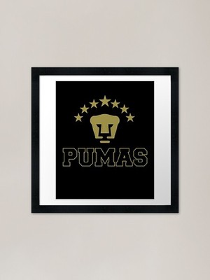Pumas Unam - Mexican Soccer Team Fa Framed Wall Art Poster Canvas Print Picture