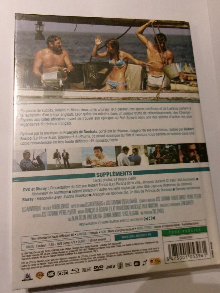 Les Aventuriers Édition Digibook Collector - Blu-ray + DVD + Livret NEUF - Photo 3/4