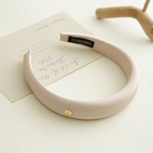 Satin Sponge Headbands Women New Wide Hair Band Headwear Classic Head Hoop Hot - Picture 13 of 15