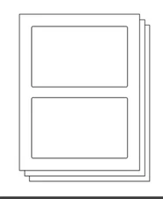 4-1/4 X 6-3/4 inch STAMPS.COM SDC-20 Shipping Labels - 2 per sheet, 20 Labe...
