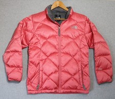 The North Face Aconcagua Girls Youth 550 Down Puffer Jacket Pink Sz XL 18