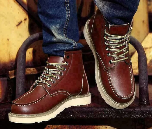 Men's Red Wing Irish Setter High Top Lace Up Ankle Boots Lace up Flat New Shoes/ - Bild 7 von 21