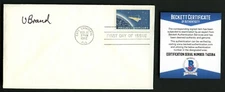 Vance Brand signed autograph First Day Cover NASA Astronaut Beckett Authentic