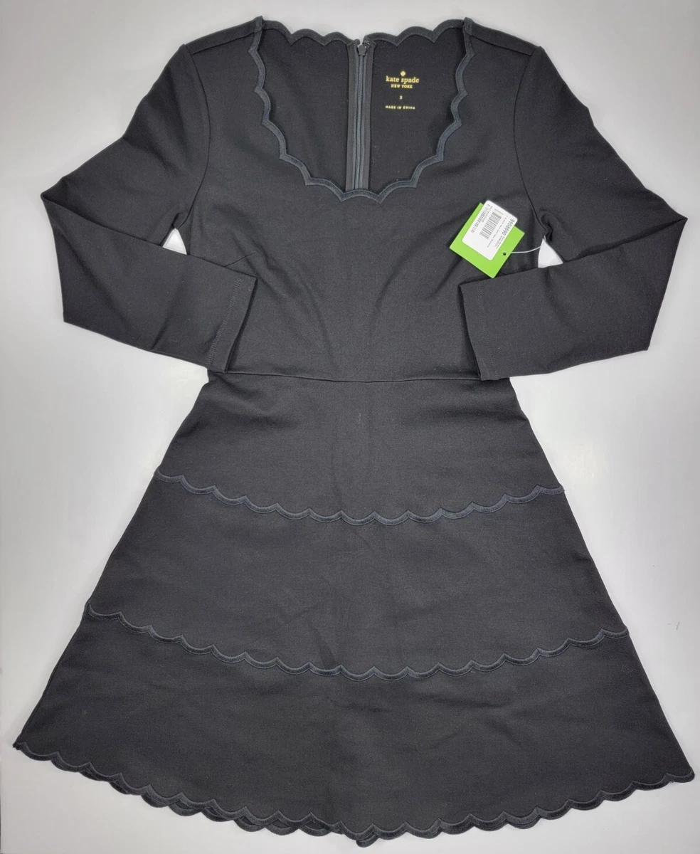 Kate spade scallop ponte clearance dress