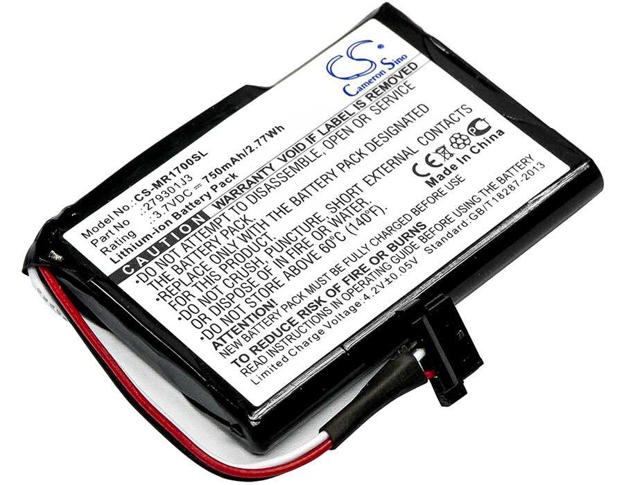 Replacement Battery For Magellan 3.7v 750mAh GPS,RoadMate Navigator
