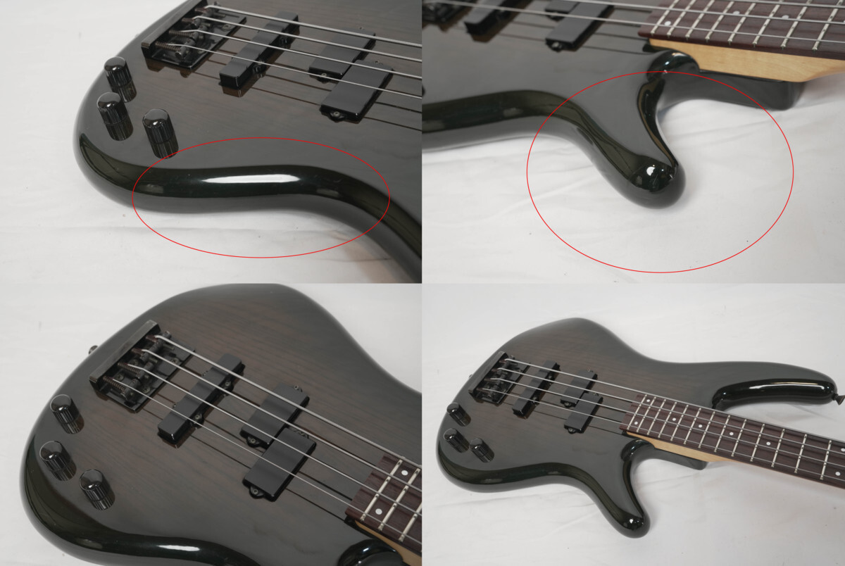Ibanez SR600 TBK Bass 1992 Made in Japan See-Through Black Ibanez SR600 TBK Bass 1992 Made in Japan See-Through Black