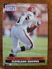 1991 Pro Set Frank Minnifield #124