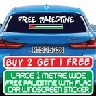 Free Palestine Flag Car Sticker Decal Large Car Windscreen Window Glass Bonnet 4