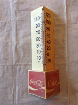 Vintage Scarce 1970s-1980s? Coke Coca Cola Thermometer In Good Condition
