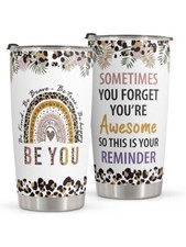 Macorner Gifts for Women - 1 Stainless Steel Tumbler 20oz - Birthday Thank you