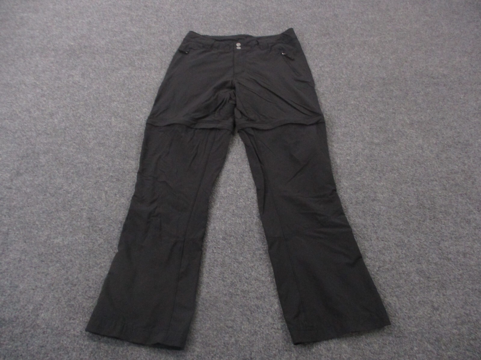North Face Womens EU 8 Black Cargo Convertible Hiking Climbing Pants