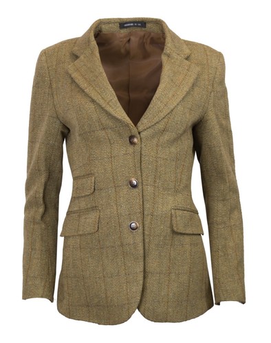 Walker & Hawkes - Ladies Classic Mayland Tweed Country Blazer Jacket - Picture 4 of 12