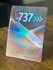 Delta Airlines Aircraft Pilot Trading Card 2022 Boeing 737 No. 53