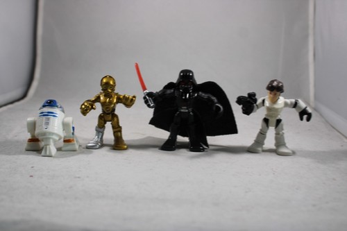 2011 Playskool Heroes Star Wars Jedi Force C-3PO & R2-D2 - Darth Vader Han Solo