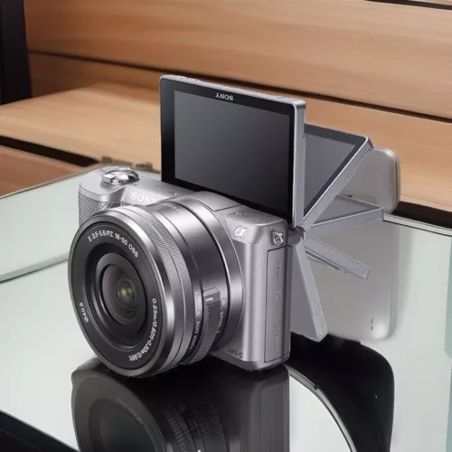Sony a5000 Mirrorless Digital Camera with 16-50mm Lens Black w/ Jobi Tripod