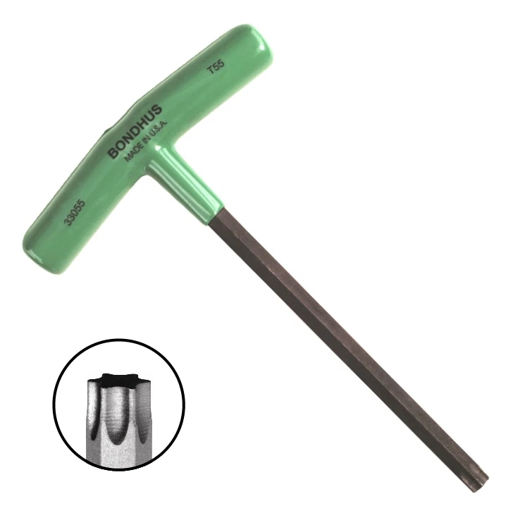 Bondhus 33025 T-Handle Torx Driver Key T25