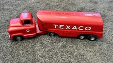VINTAGE 1950'S BUDDY L TEXACO TANKER TOY TRUCK - ALL ORIGINAL 24”