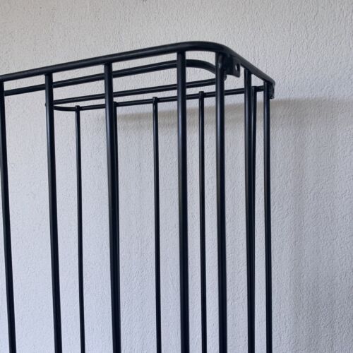 Vintage Étagère IKEA FRAN En Metal Noir Porte Chaussure Louise Hederstrom - Imagen 6 de 10