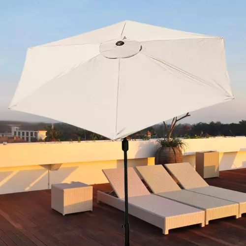 Outdoor Terrassenschirm Ersatztuch Gartenschirm Abdeckung Sonnenschutz Sonnendach - Bild 5 von 60