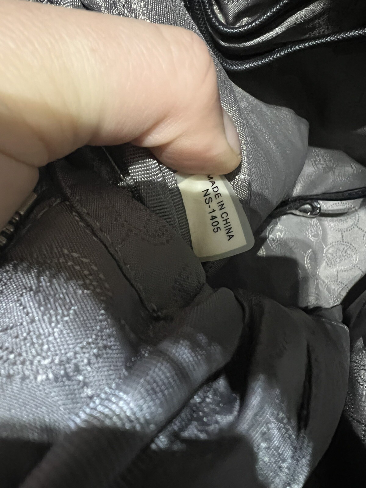 Authentic Michael Kors Medium Nylon Backpack Gray… - image 7