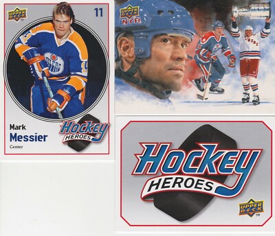 2009-10 Upper Deck Mark Messier Hockey Heroes Complete Set Base+Art+Header