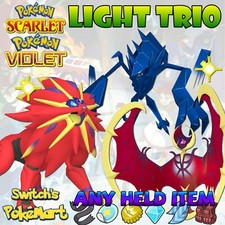 6IV SHINY SOLGALEO LUNALA NECROZMA POKEMON SCARLET VIOLET EV TRAINED