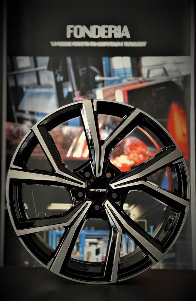 Cerchi In Lega GMP Angel 8x19 - 5x112 ET35, Nero Diamond, Per Auto - Foto 9