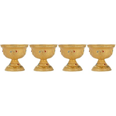  Set of 4 Obstschale Hochzeitsopferschale Kupfer-Schale Für Dekoration