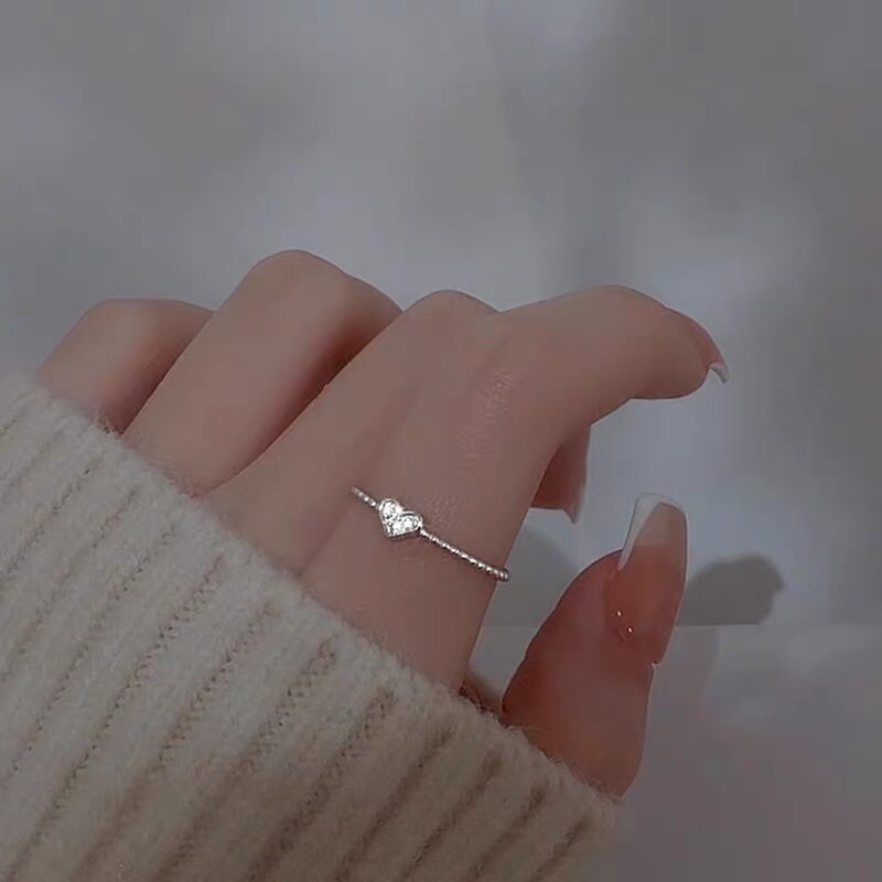 925 Sterling Silver Hug Ring – Adjustable Hugging Hands Design, Gold Plated, Promise Ring For Women & Men
