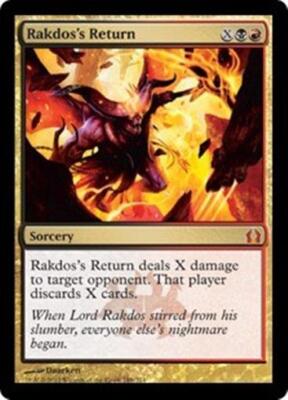 MTG - RAKDOS'S RETURN - Return to Ravnica (M)